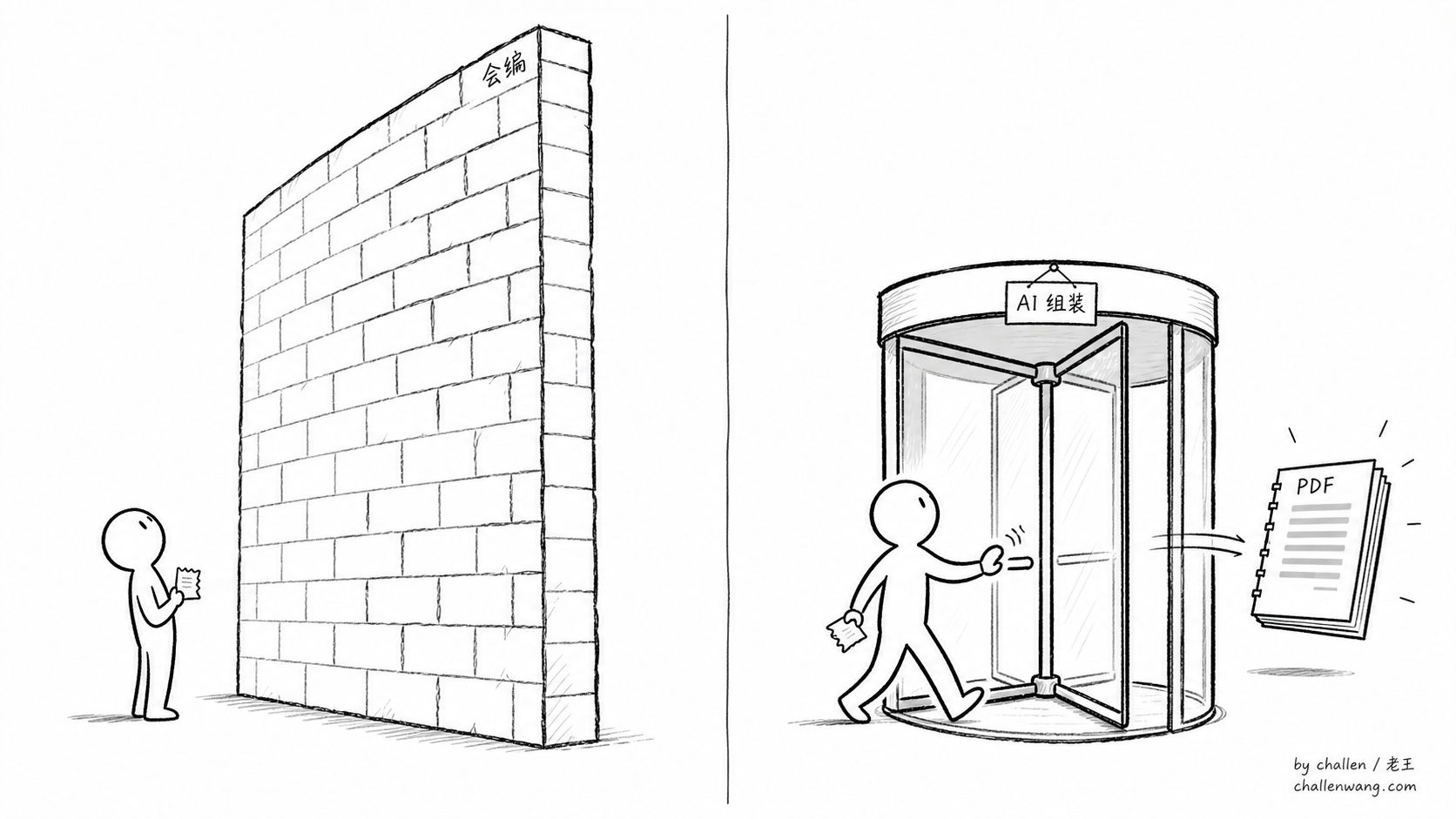 插图：造谣的门槛从翻不过去的高墙变成一推就开的旋转门