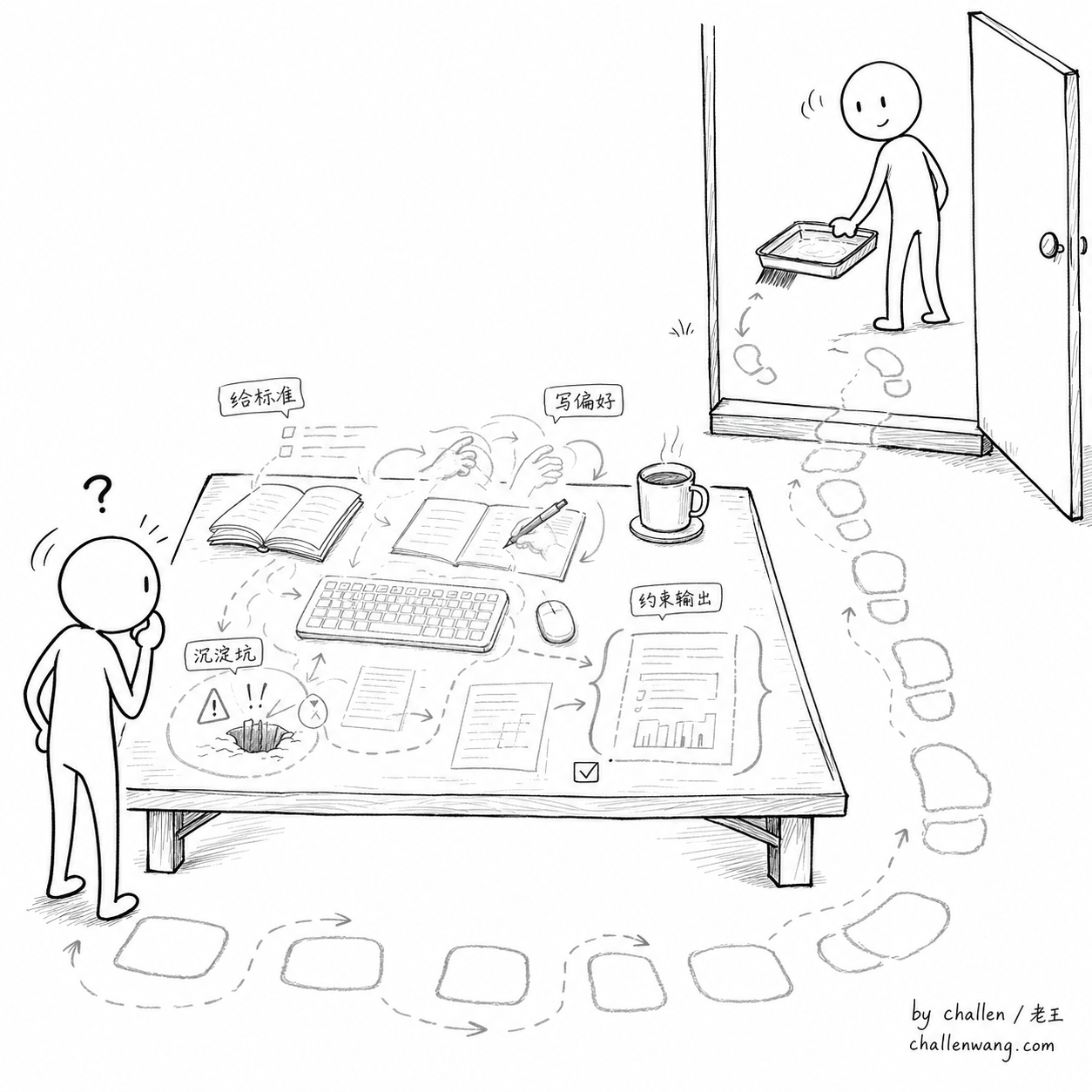 插图：把熟练后的无感动作重新显影
