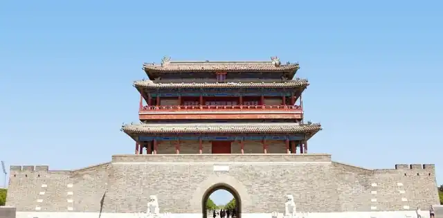 永定门现状远景