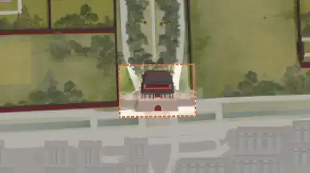 永定门历史地点的组成图